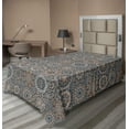 thumbnail image 1 of Ambesonne Mandala Flat Sheet, Ethnic Mosaic in Cold Tones, TwinXL Size, Multicolor, 1 of 1