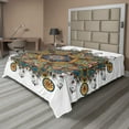 thumbnail image 1 of Ambesonne Mandala Flat Sheet, Tribal Paisley Boho Art, Full Size, Multicolor, 1 of 1