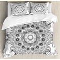 thumbnail image 1 of Ambesonne Mandala Ornate Arabesque Esoteric Figure Esoteric Oriental Ritual Art Print Duvet Cover Set, 1 of 3