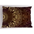 thumbnail image 1 of Ambesonne Mandala Pillow Sham, Vintage, 26" X 20", Burgundy Yellow, 1 of 2
