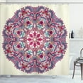 thumbnail image 1 of Ambesonne Mandala Shower Curtain, Detailed Boho Floral Herb, 69"Wx75"L, Multicolor, 1 of 5