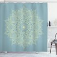 thumbnail image 1 of Ambesonne Mandala Shower Curtain, Eastern Retro Lotus Motif, 69"Wx70"L, Apple Green, 1 of 1