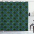 thumbnail image 1 of Ambesonne Mandala Shower Curtain, Rounds Funky Culture Art, 69"Wx75"L, Emerald Teal Purple, 1 of 3