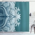 thumbnail image 1 of Ambesonne Mandala Shower Curtain, Traditional Floral Lace Art, 69"Wx84"L, Dark Turquoise, 1 of 1