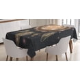 thumbnail image 1 of Ambesonne Mandala Tablecloth Rectangular Table Cover, Bohemian Dreamcatcher, 52"x70", Multicolor, 1 of 4