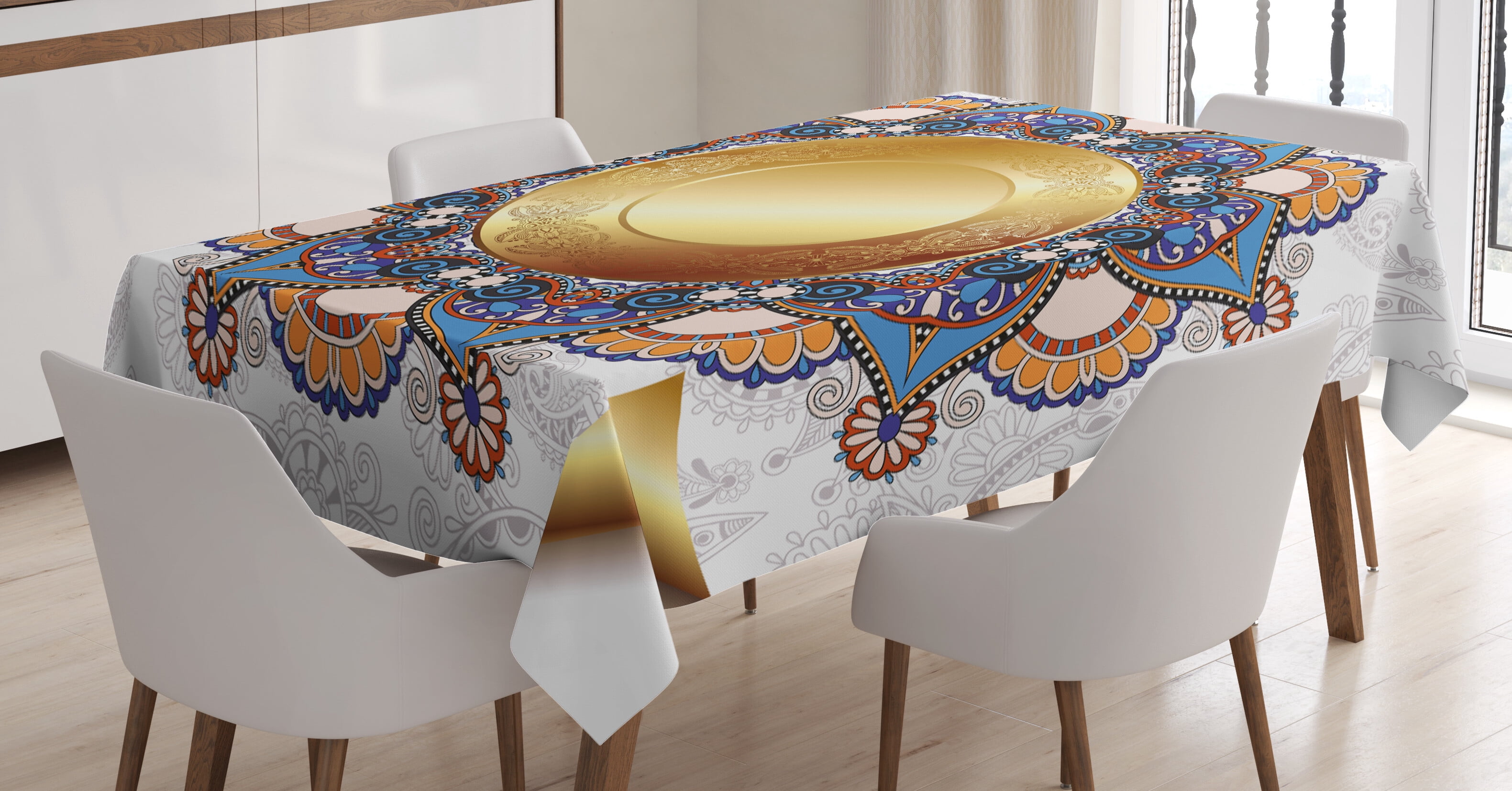 Square Table Cover Mandala
