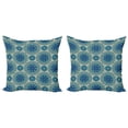 thumbnail image 1 of Ambesonne Mandala Throw Pillow Cover 2 Pack, Floral Ornamental Details, 20", Multicolor, 1 of 2