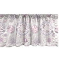 thumbnail image 1 of Ambesonne Mandala Window Valance, Geometric Motifs, 54" X 12", Blush Magenta and Purple, 1 of 3