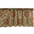 thumbnail image 1 of Ambesonne Mandala Window Valance, Medieval Mosaic Design, 54" X 18", Pale Coffee Pale Blue, 1 of 2