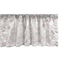 thumbnail image 1 of Ambesonne Mandala Window Valance, Pastel Toned Floral Circles, 54" X 12", Pale Peach and White, 1 of 3