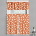 thumbnail image 1 of Ambesonne Maple Leaf Valance & Curtain, Autumn Fall Season Art, 55"x36", Burnt Sienna and Eggshell, 1 of 7