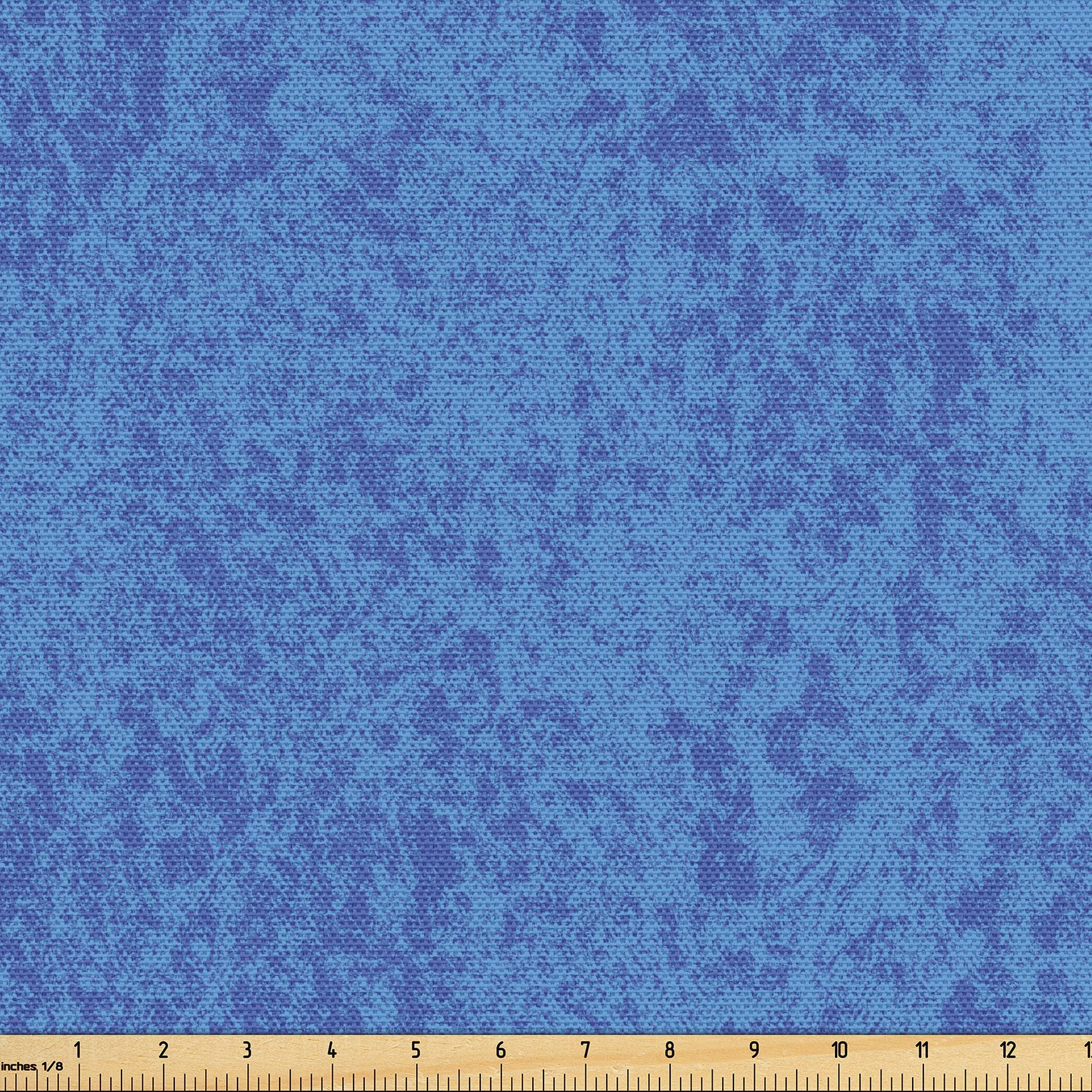 Ambesonne Marble Print Fabric by the Yard Upholstery, Weathered Blue
