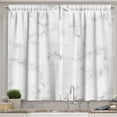 thumbnail image 1 of Ambesonne Marble Print Kitchen Curtains, Neutral Tone Abstract, 55"x24", Pale Grey Coconut, 1 of 3