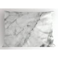 thumbnail image 1 of Ambesonne Marble Print Pillow Sham, Granite Surface Motif, 26" X 20", Grey Dust White, 1 of 2