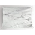 thumbnail image 1 of Ambesonne Marble Print Pillow Sham, Mineral Organic, 26" X 20", Grey Dust, 1 of 2