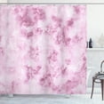 thumbnail image 1 of Ambesonne Marble Print Shower Curtain, Stormy Details Pattern, 69"Wx75"L, Pale Pink, 1 of 4