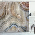 thumbnail image 1 of Ambesonne Marble Print Shower Curtain, Surreal Onyx Surface, 69"Wx75"L, Cinnamon Beige Tan, 1 of 5