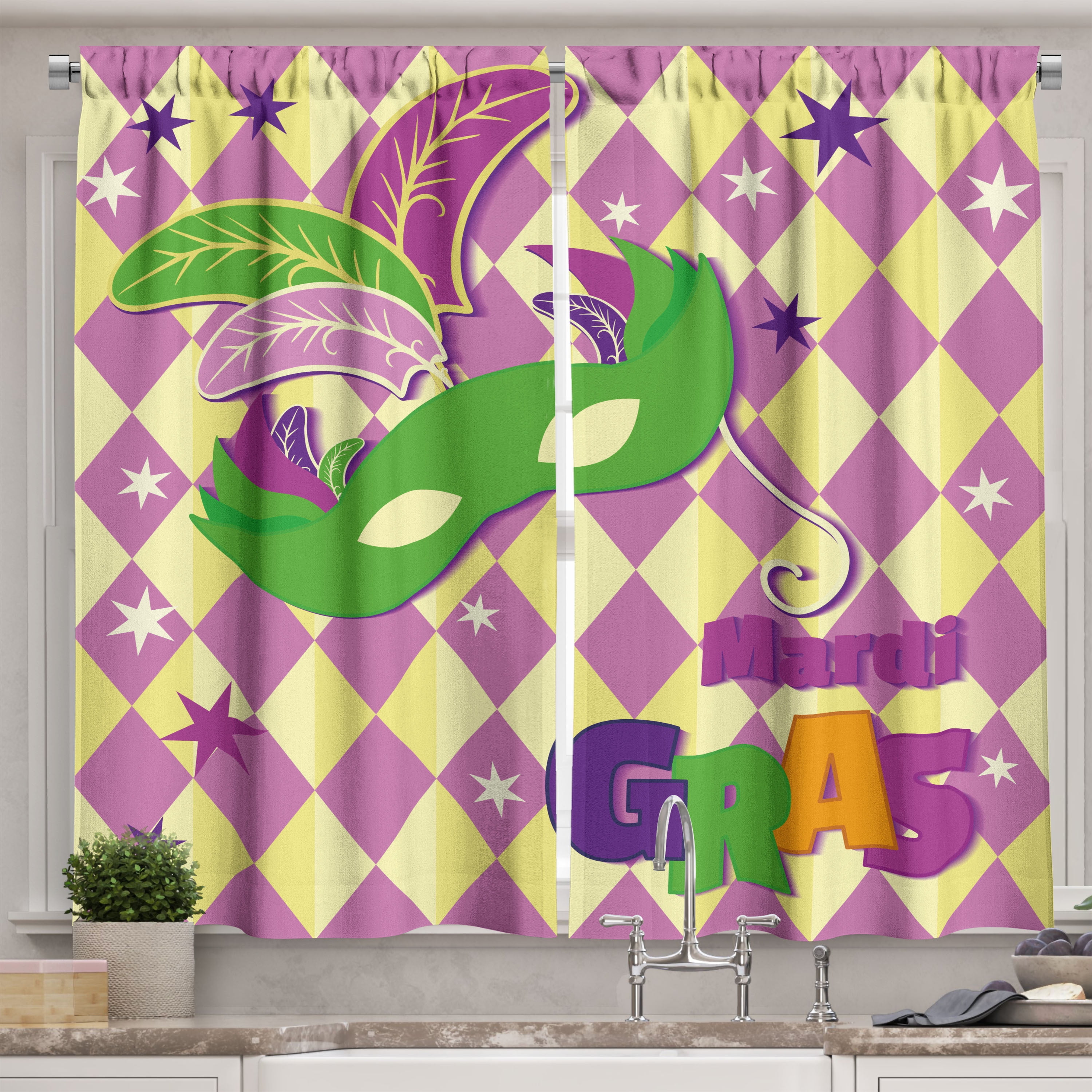 Opulent Mardi Gras Quilted Curtains NCU0LDH161