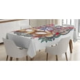 thumbnail image 1 of Ambesonne Mardi Gras Tablecloth Rectangular Table Cover, Venetian Ornate, 60"x84", Multicolor, 1 of 4