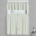 thumbnail image 1 of Ambesonne Mardi Gras Valance & Curtain, Carnival Lily Flower, 55"x36", Green Yellow Purple, 1 of 6