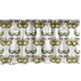 thumbnail image 1 of Ambesonne Mardi Gras Window Valance, Pattern, 54" X 18", Purple Green Yellow, 1 of 3
