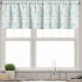 thumbnail image 1 of Ambesonne Maritime Valance Pack of 2, Crabs and Seashells, 54"X12", Blue and Yellow, 1 of 3