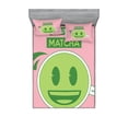 thumbnail image 1 of Ambesonne Matcha Emoji Fitted Sheet & Pillow Sham Set, Nature Tea Funny Art, Full, Pistachio Green Pale Pink, 1 of 2