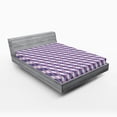 thumbnail image 1 of Ambesonne Mauve Fitted Sheet, Mosaic Crossed Pattern, Full Size, Mauve Lilac, 1 of 3