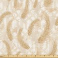 thumbnail image 1 of Ambesonne Meadow Vibes Fabric by the Yard, Boho Pampas Design Art, 3 Yards, Pale Salmon Off White, 1 of 1