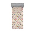 thumbnail image 1 of Ambesonne Mexican Fitted Sheet & Pillow Sham Set, Colorful Nature Ethnic, Twin, Multicolor, 1 of 2