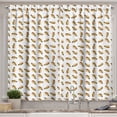 thumbnail image 1 of Ambesonne Mexican Kitchen Curtains, Traditional Food Concept, 55"x39", Multicolor, 1 of 3