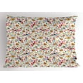 thumbnail image 1 of Ambesonne Mexican Pillow Sham, Colorful Nature Ethnic, 26" X 20", Multicolor, 1 of 2