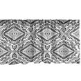 thumbnail image 1 of Ambesonne Mexican Print Valance Pack of 2, Monochrome Tribal Art, 42"X12", Charcoal Grey and White, 1 of 5