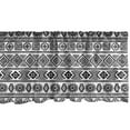 thumbnail image 1 of Ambesonne Mexican Print Window Valance, Geometric Monochrome, 54" X 18", Charcoal Grey White, 1 of 3