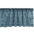 thumbnail image 1 of Ambesonne Mexican Print Window Valance, Prehistoric Style Motif, 42" x 18", Petrol Blue Pale Blue, 1 of 3