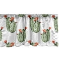 thumbnail image 1 of Ambesonne Mexican Window Valance, Cactus Plant Desert, 54" X 12", Green and Orange, 1 of 3