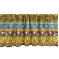 thumbnail image 1 of Ambesonne Mexican Window Valance, Native Aztec Borders, 42" x 18", Multicolor, 1 of 3