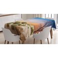 thumbnail image 1 of Ambesonne Mexico Tablecloth Rectangular Table Cover, Cactus Balls on Mountain, 60"x90", Multicolor, 1 of 4