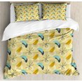 thumbnail image 1 of Ambesonne Mid Century Duvet Cover Sets, Modern Abstract Art, 2-Queen, Pale Camel and Multicolor, 1 of 7