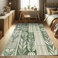 thumbnail image 1 of Ambesonne Mid Century Modern Decorative Rug Carpet, in Nature Colors, 5' 1" X 7' 5", Pale Reseda Green Emerald, 1 of 5