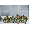thumbnail image 1 of Ambesonne Mid Century Modern Throw Pillow Cover Pack of 4, Lake Mountains, 4 Pcs-36" x 16", Ginger Dark Teal, 1 of 5
