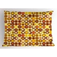 thumbnail image 1 of Ambesonne Mid Century Pillow Sham, Design Retro Square, 36" X 20", Brown Yellow Coral, 1 of 2