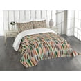 thumbnail image 1 of Ambesonne Mid Century Quilted Bedspread Set 3 Pcs, 2 Color Droplets, King Size, Multicolor, 1 of 5