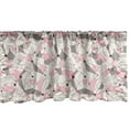 thumbnail image 1 of Ambesonne Mid Century Window Valance, Modernist Geometric, 54" X 12", Pale Pink Beige Grey, 1 of 3