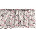 thumbnail image 1 of Ambesonne Mid Century Window Valance, Modernist Geometric, 54" X 18", Pale Pink Beige Grey, 1 of 3
