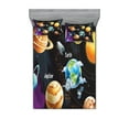 thumbnail image 1 of Ambesonne Milky Way Fitted Sheet & Pillow Sham Set, Solar System Planet, Full, Multicolor, 1 of 2