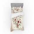 thumbnail image 1 of Ambesonne Minimal Flowers Bedding Set 3 Pcs, Wildflowers Meadow, Twin, Blush Ivory Sage Green, 1 of 2