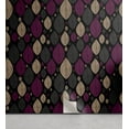 thumbnail image 1 of Ambesonne, Minimalist Peel & Stick Wallpaper for Home, Geometric Leaves Boho, 13"x36", Purple Dark Grey Tan, 1 of 5