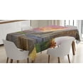 thumbnail image 1 of Ambesonne Minnesota Tablecloth Rectangular Table Cover, Stone Arch Bridge, 60"x84", Multicolor, 1 of 3
