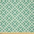 thumbnail image 1 of Ambesonne Mint Fabric by the Yard Microfiber, Shabby Abstract Squares, 3 Yards, Jade and Almond Green, 1 of 2
